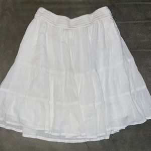HOLLISTER high rise white skirt, size small
